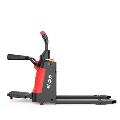 Hydraulic Pedal 15000 Lb Electric Pallet Jack Double Riding For Stacking Palletized Goods