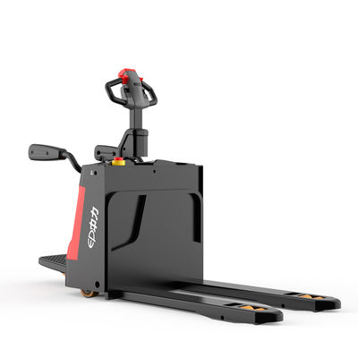 Hydraulic Pedal 15000 Lb Electric Pallet Jack Double Riding For Stacking Palletized Goods