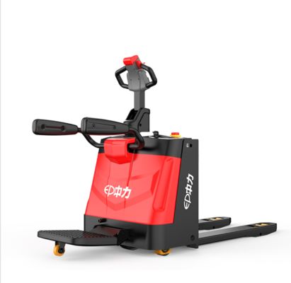 Hydraulic Pedal 15000 Lb Electric Pallet Jack Double Riding For Stacking Palletized Goods