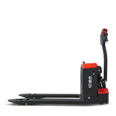 Supermarket Electric Riding Walkie Pallet Stacker Jack Truck Anti Rollback