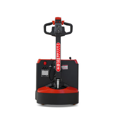 Supermarket Electric Riding Walkie Pallet Stacker Jack Truck Anti Rollback