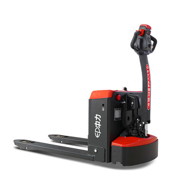 Supermarket Electric Riding Walkie Pallet Stacker Jack Truck Anti Rollback