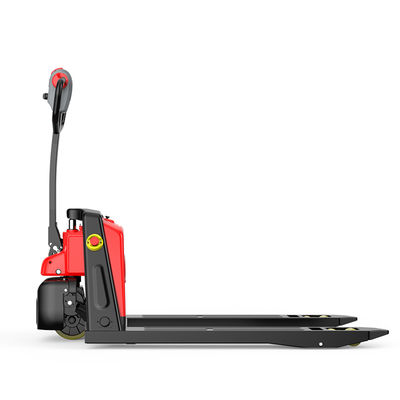 SMEs Double Walkie Pallet Truck Rider With Electromagnetic Brake 1.5ton