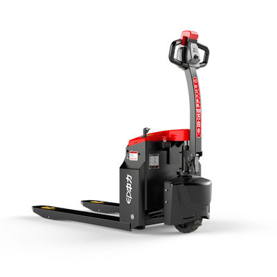 220V Reinforced Walkie Jack Straddle Pallet Stacker Truck User Friendly