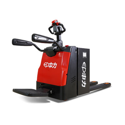 24V 120Ah Powered Electric Pallet Trolley Truck Manganese Steel Forks OEM