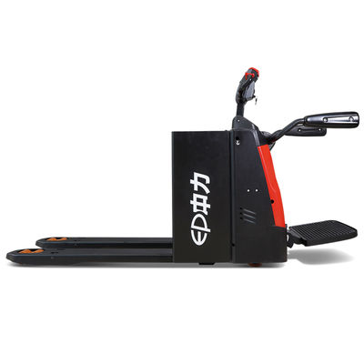 24V 120Ah Powered Electric Pallet Trolley Truck Manganese Steel Forks OEM