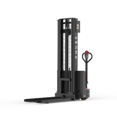 Vertical Lifting Fork Over Walkie Stacker Enforcer 24V80AH 1.5ton