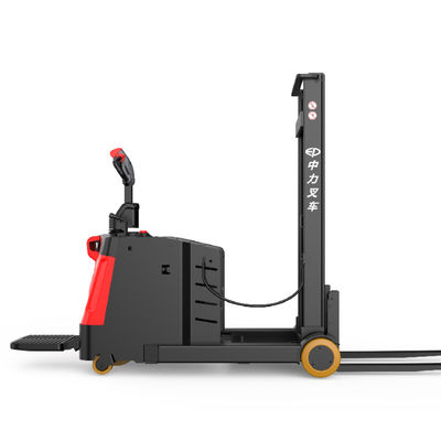 Narrow Aisle Pallet Walkie Stacker Forklift For Material Handling 1500 Kg