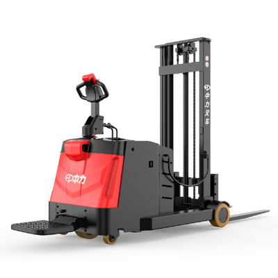 Narrow Aisle Pallet Walkie Stacker Forklift For Material Handling 1500 Kg