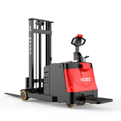 Narrow Aisle Pallet Walkie Stacker Forklift For Material Handling 1500 Kg