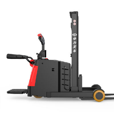 Warehouses Lithium Electric Walkie Stacker Pallet With Electronic Steering