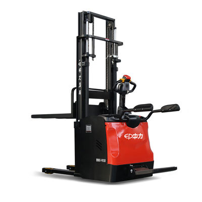 280AH Battery Powered Straddle Stacker Lift For Pallet Handling Distribution Centers