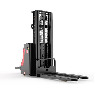 Hydraulic Electric Straddle Lift Stacker 4500mm Height Lead Acid Battery