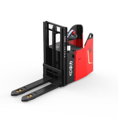 Battery Operated Warehousing Straddle Pallet Stacker Forklift Double Lift