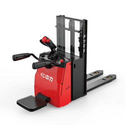 Anti Vibrated Electric Straddle Pallet Stacker Walkie Rider Truck ODM