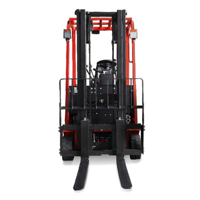 Commercial Warehouse 3 Wheel Electric Forklift 180AH Lead Acid Battery