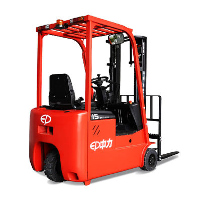 Commercial Warehouse 3 Wheel Electric Forklift 180AH Lead Acid Battery