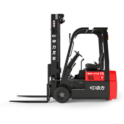 920mm Pallet Stacking Electric Counterbalance Forklift Truck 1800kg
