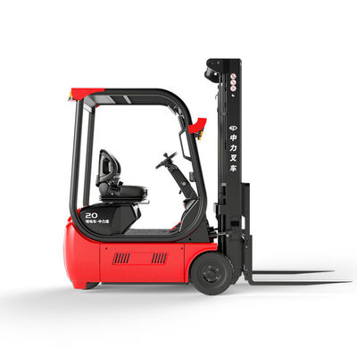 405AH Electric Forklift Truck Three Wheel Dual Drive For Bulk Cargo Transportation