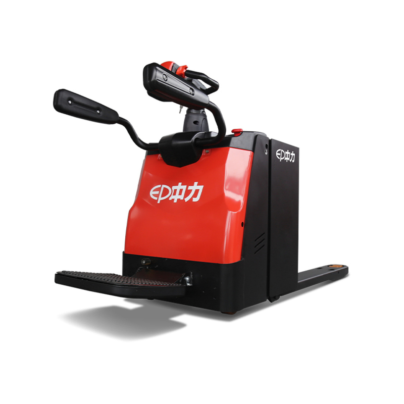Compact Rider Pallet Truck Jack Machine Pedal Operated 1000kg