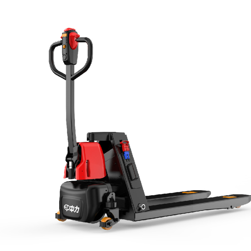 Industrial Triple Walkie Pallet Truck Rider 24V For Warehouse Distribution Centers