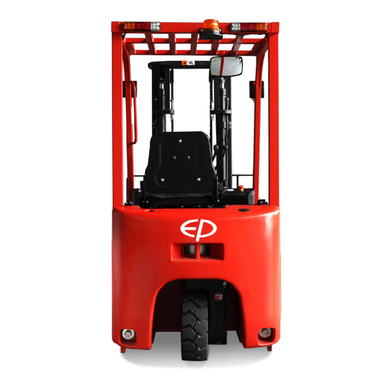 Commercial Warehouse 3 Wheel Electric Forklift 180AH Lead Acid Battery