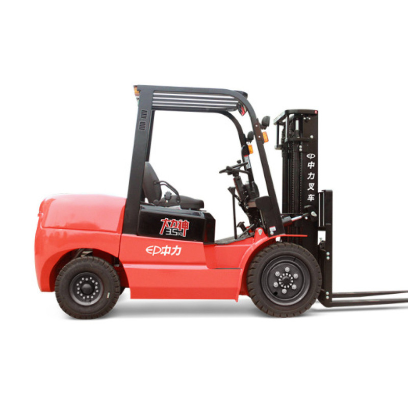 3.5T Internal Combustion Material Handling Forklift Counter Balance Trucks Heavy Duty